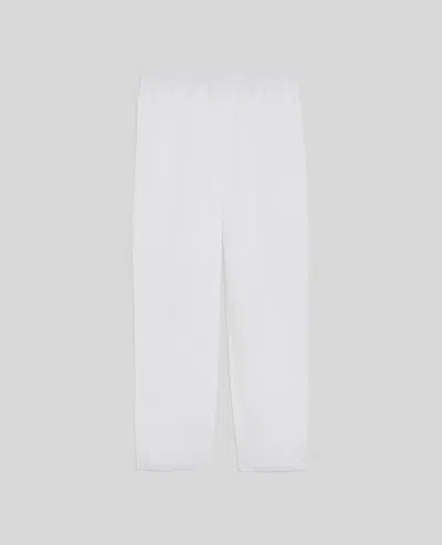 Aspesi Pantalone Ventura In Lino - Bianco