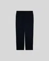 Aspesi Pantalone Ventura In Popeline Di Cotone - Navy In Navy