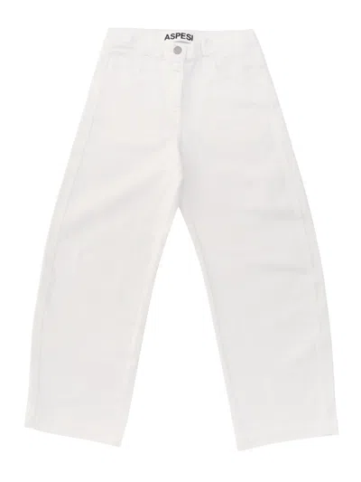 Aspesi Kids'  Pantalone In White