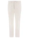 Aspesi Casual Pants With Waist And Loop Straps In White