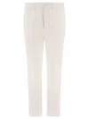 Aspesi Casual Pants With Waist And Loop Straps In White