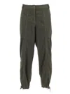 Aspesi Relaxed-fit Long Pants With Adjustable Drawstrings In Green