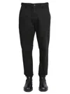 Aspesi Tailored Chino Trousers With Pockets In Black