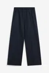 Aspesi Linen Trousers In Blue