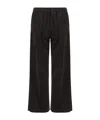 Aspesi Cotton Velvet Pants In Black