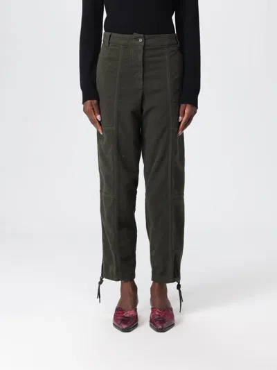 ASPESI PANTS ASPESI WOMAN COLOR GREEN,H39219012