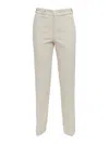 Aspesi Belt Loop Casual Pants In Neutral