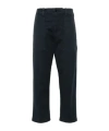 Aspesi Cropped Trousers In Blue