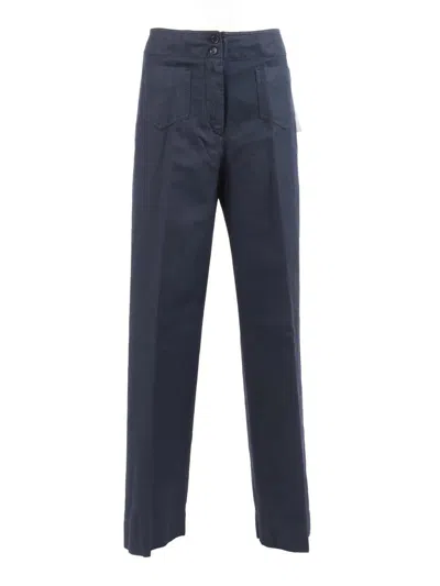 Aspesi Woman Pants In Blue