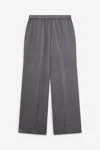 Aspesi Classic Tailored Grey Trousers With Straight Leg Cut In Gray