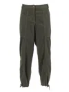 Aspesi Relaxed-fit Long Pants With Adjustable Drawstrings In Green
