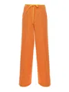 Aspesi Wide-leg Pants With Drawstring Waist In Orange