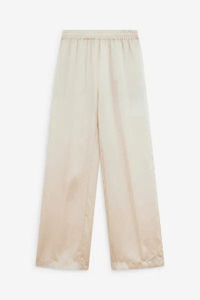 Aspesi Elasticated Waistband Trousers In White