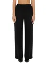 Aspesi Trousers With Multiple Pockets And Elastic Waistband In Black