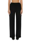 Aspesi Trousers With Multiple Pockets And Elastic Waistband In Black
