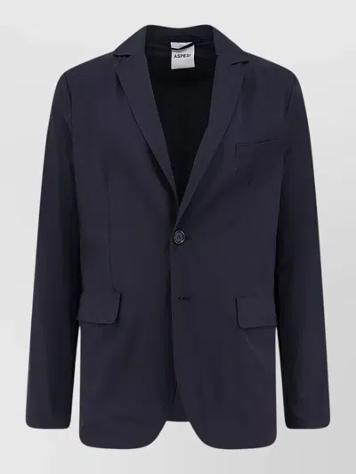 Aspesi Paperino Stretch Nylon Single Breasted Blazer