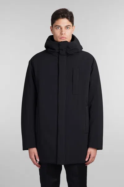 Aspesi Parka Liam Coat In Black Polyester