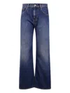Aspesi Patch-detail Cotton Jeans In Blue