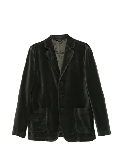 Aspesi Patch-pocket Blazer In Black