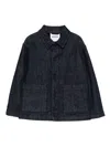 Aspesi Patch-pocket Denim Jacket In Blue