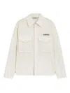 Aspesi Field Jacket With Pointed Collar And Flap Pockets In White
