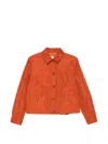 Aspesi Patch-pocket Button-up Jacket In Orange