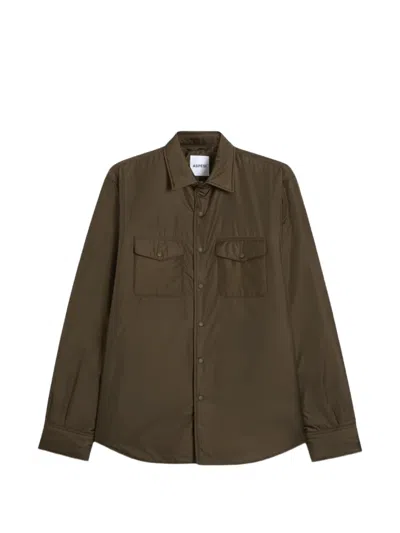 Aspesi Patch-pocket Shirt Jacket In Green