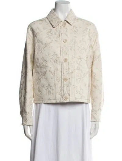 Pre-owned Aspesi Patterned Jacket In Neutral