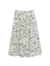 Aspesi Patterned Skirt In White