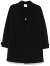 Aspesi Perfetto Coat In Black