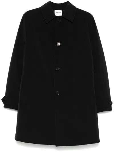 Aspesi Perfetto Coat In Black