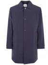 Aspesi Single Breasted Casual Jacket In Blue