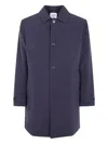 Aspesi Single Breasted Casual Jacket In Blue