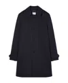 Aspesi Perfetto Virgin-wool Blend Shirt Jacket In Black