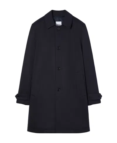 Aspesi Perfetto Virgin-wool Blend Shirt Jacket In Black