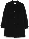 Aspesi Perfetto Coat In Black