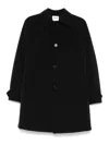 Aspesi Perfetto Coat In Black