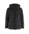 Aspesi Hooded Puffer Jacket In Black