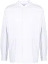Aspesi Pintuck-detail Long-sleeved Shirt In White