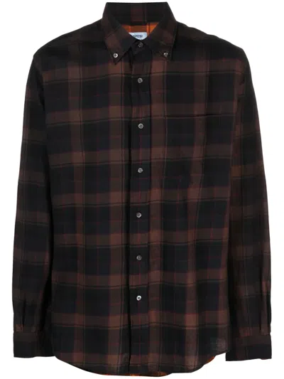 Aspesi Plaid-checked Cotton Shirt In Multi