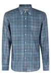 Aspesi Plaid Patterned Button-down Shirt With Chest Pocket