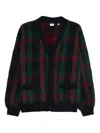 Aspesi Pyrenean Wool Cardigan In Green