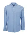 Aspesi Plain Shirt In Blue