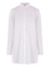 Aspesi Pleated-back Shirt In Weiss