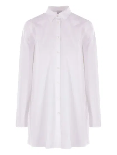Aspesi Pleated-back Shirt In White