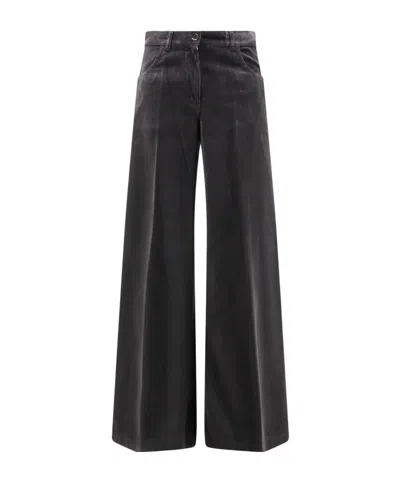 Aspesi Pleated Casual Trousers In Black