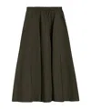 Aspesi Jupe Non Doublee En Polyester Technique In Brown