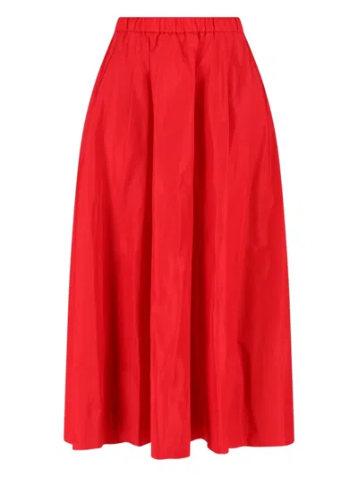 ASPESI PLEATED MIDI SKIRT