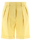 Aspesi Pleat Effect Plain Trouser Shorts