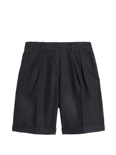 Aspesi Pleated Shorts In Pattern